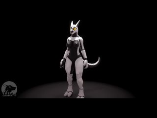 3d furry yiff droid animation mp4